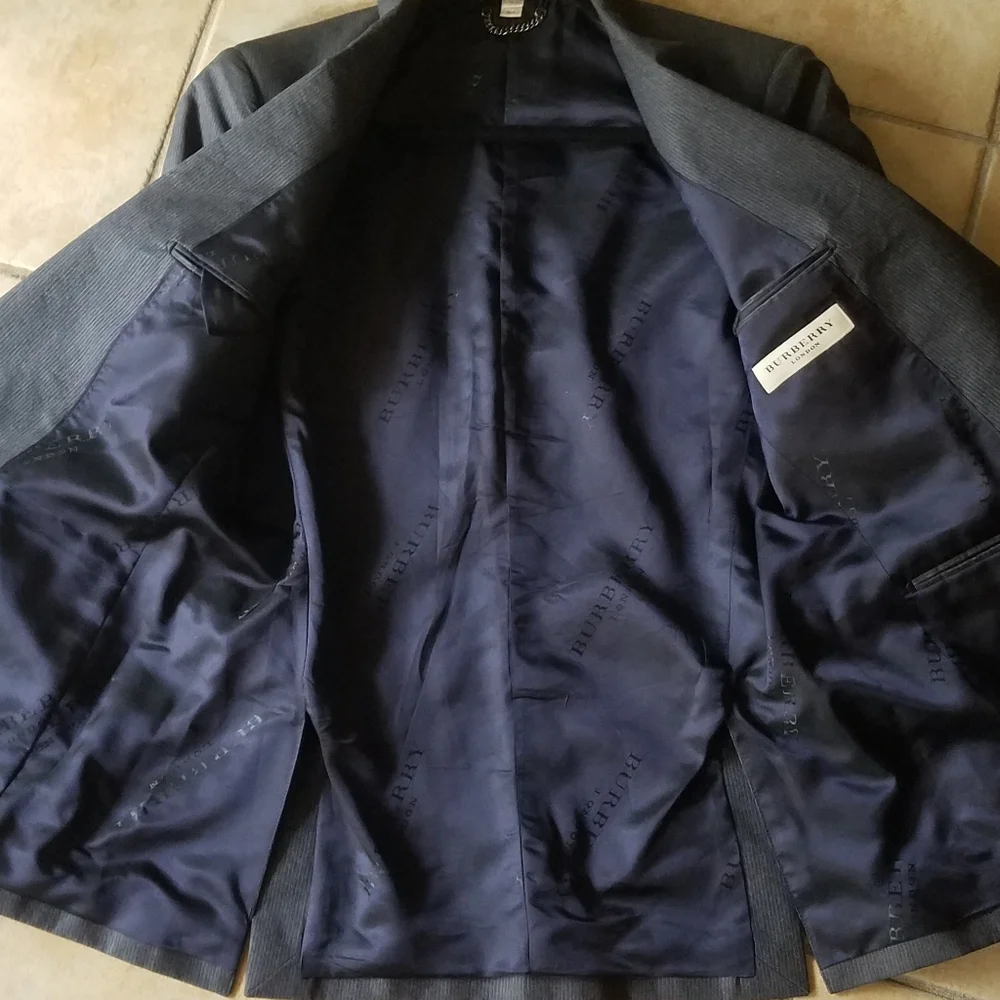 Vintage Burberry Mansell blazer suit jacket sport coat